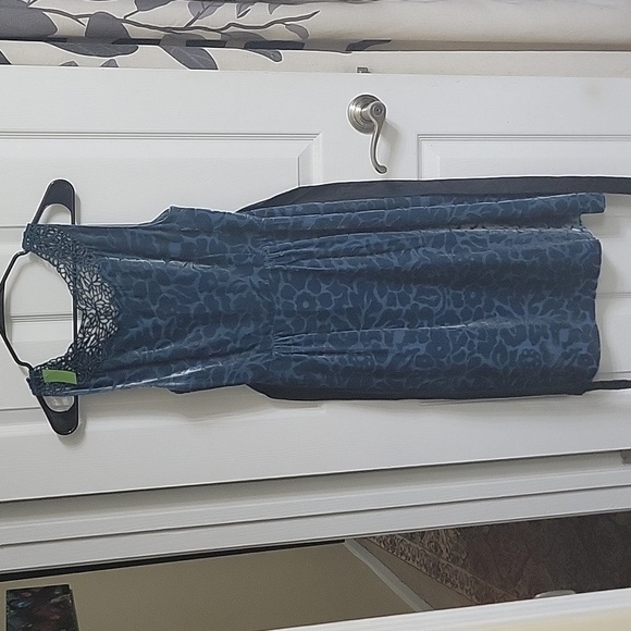 Anthropologie Moulinette Soeurs Lacy Velvet Silk Dress - Picture 7 of 7